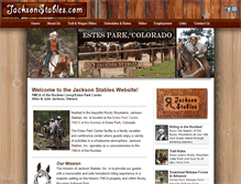 Tablet Screenshot of jacksonstables.com